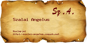 Szalai Angelus névjegykártya